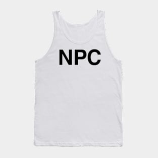 NPC (Black) Tank Top